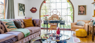 25 Ide Desain Ruang Tengah gaya Eklektik yang Unik